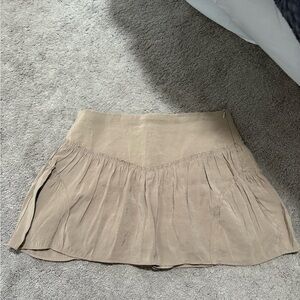 Zara Tan Mini Skort